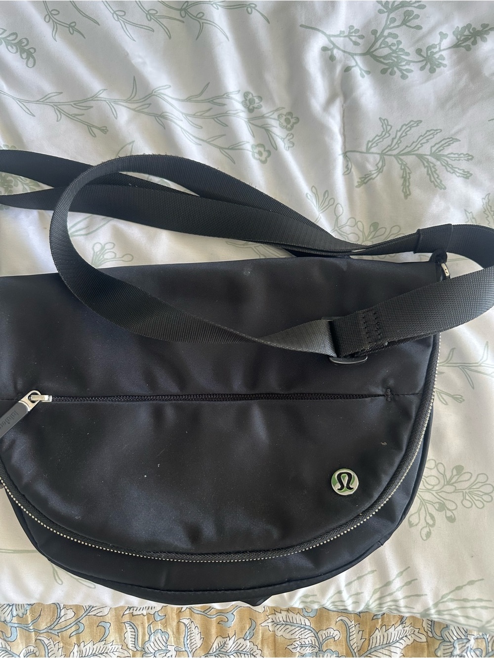 lululemon athletica Black Crossbody Flap Bag